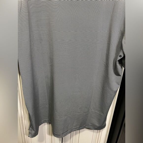 Nike Twolves Dri Fit Men's L Blue White Striped Short Sleeve Golf Polo Shirt L - Picture 5 of 9